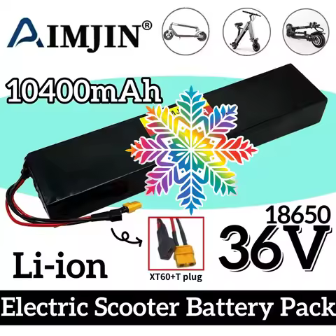 ??? 10S4P 36V 10400mAh Electric Scooter Lithium Battery 18650 battery pack 36V for 750W-1000W Electr