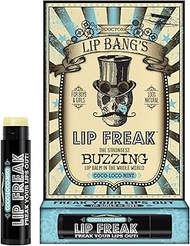 Doctor Lip Bang's Lip Freak Lip Balm | All Natural Buzzing Lip Balm - Coco-Loco-Mint, 0.15 oz.