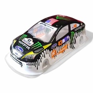 1/10 GTR R35 RC Car 190mm PVC Painted Body Shell with Lampshade Wind Tail for 1:10 RC Hobby Racing D