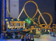 絕版有原裝紙盒🚩已加燈光 (可閃)LEGO 10303 roller coaster 雲霄飛車 過山車