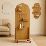 Vách Ngăn Có Bánh Xe Di Động | MDF Tháo Ráp Dễ Dàng | Màu Đen – Trắng – Vân Gỗ | Kích Thước 60–100x1