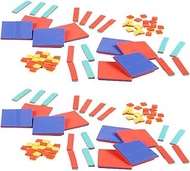 hand2mind Foam Algebra Tiles Bulk Classroom Kit with Storage Tote (Pack of 30)