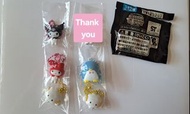 sanrio 食玩PVC掛件 (Kuromi、Melody、Tuxedo Sam)