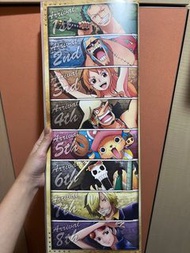 長條海報 海賊王 航海王 兩年後 魯夫 娜美 喬巴 騙人布 羅賓 香吉士 索隆 布魯克 波妮 佩羅娜 羅 培波 基德