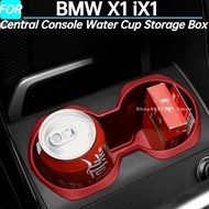 Car Central Console Water Cup Storage Box for BMW X1 iX1 Interior Accessories 2023 2024 2025