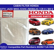 New Arrival Honda Cabin Filter for City/ Jazz/ Brio/ Mobilo/ Civic/ CR-V/ BR-V/ HR-V 80292-TJA-H01