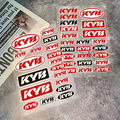 For KYB Stickers Moto Sticker Auto Body Bumper Windows Motorcycle Laptop Walls Vinyl Decal Car Tunin
