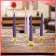 [szxmkj2] Advent Ring Candle Holder Advent Wreath Ring for Party Festival Living Room