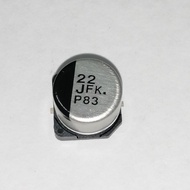 Panasonic, 22uF 63V 105°C, SMD Capacitor, 8mm x 6.2mm