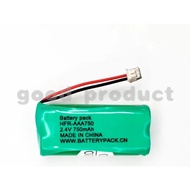 For HFR-AAA750 2.4v 750mAh battery compatible with Motorola cordless phone o201c o202c
