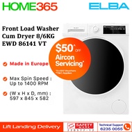 Elba Front Load Washer Cum Dryer 8/6KG EWD 86141 VT