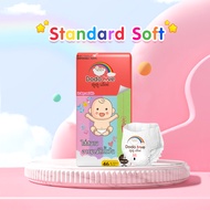#ส่งด่วน  (แพ็ค2)   DODOLOVE ผ้าอ้อม Standard Soft ไซต์ M 46 ชิ้น  ผ้าอ้อมสำเร็จรูป  นุ่ม บางเบา   ซ