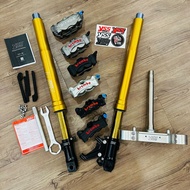 ORIGINAL YSS XMAX V1 V2 USD FORK Up Side Down Fork Gold Adjustable SIAP CALIPER M3 K5 K50 M5 M50 STY