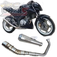 Exhaust fz150i racing FZ150I FZ150i Vixion New Vixion old exhaust Arrow Pro Race full system'