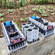 2.Pcs.driver SOCL 506 TEF 2U 8 set final toshiba 524 fullset lengkap PSU isi 6 elco 100v 10000uf Aud