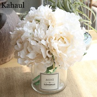 Artificial Rose Silk Hydrangea Flowers Bridal Wedding Flowers Silk Peony Fake Flowers White Home Decor