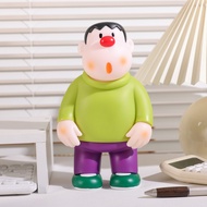 Large Size 23cm Crooked Head Fat Tiger Figure Cartoon Anime Doll Toy Birthday Gift Decoration Home D