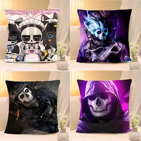 C-Call Of Duty M-Modern-Warfare 2 Throw Pillow Covers Pattern Cushion Cover Suitable For Sofa Bedroo