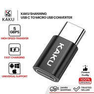 KAKU SHANXING Type C to Micro USB 3.0 Converter Fast Charging Quick Charge 5Gbps Data Transfer OTG Adapter Connector Hard Disk Samsung Huawei Oppo Vivo Xiaomi Realme Redmi Honor Dell Asus Acer HP Msi Android Smartphone Tablet PC Laptop Windows
