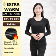 2PCS Thermal Wear Woman Long John Woman Winter Clothes For Women Thermal Underwear Inner Heattech Ba