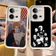C-17 Akatsuki Naruto Black White Casing for VIVO Y28s Y28 Y17S V25 V25E 2024