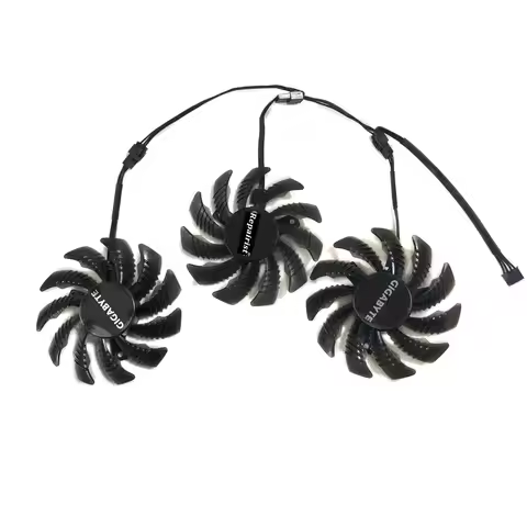 3Pcs/Set,PLD08010S12HH,75MM Diameter,GPU Cooler,Graphics Cards Fan For GIGABYTE RTX2060 SUPER GAMING