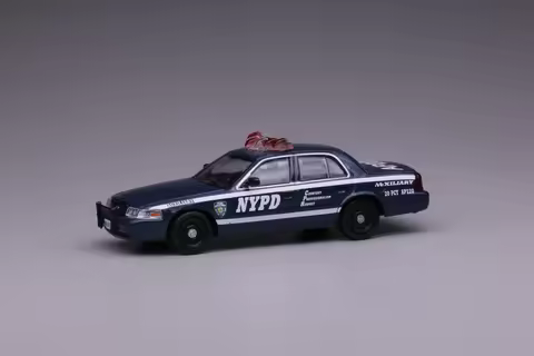 596 1/64 alloy car model police car