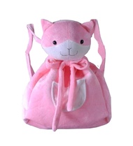 Chiaki Nanami Cosplay Anime Plush Cat Backpack Anime figures Pink Chiaki Backpack