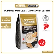 [2 Pkts] Calsome Nutritious Oats with Black Sesame | 5D Grain Essence | Australian Oats | Instant Oa