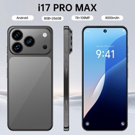 A17 Pro Max 4G/5G Smooth Network 6.7inch Screen Memory 8GB+256GB Battery 8000mAh Android NEW Phone