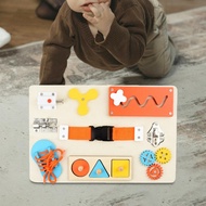 [Simhoa21] Busy Board for Kids Ages 4-8 Travel Toy Educational Toy Practical Fine Motor Skills Educa