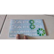 Dahon folding bike cutting sticker