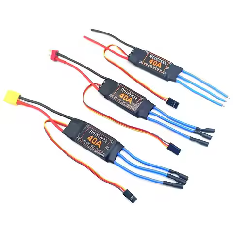 Brushless 40A ESC Speed Controler 2-4S With 5V 3A UBEC RC FPV Quadcopter RC Airplanes Helicopter F45