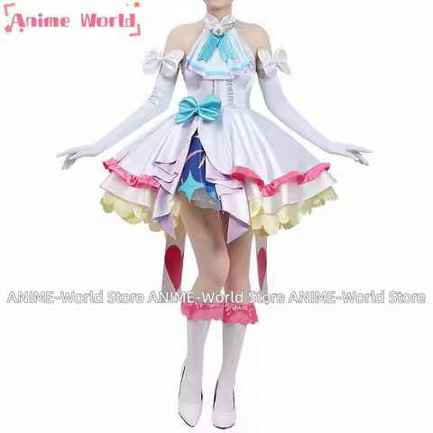 《Custom size》Anime Halloween Hirogaru Sky Precure Cure Prism Dress Cosplay Costume