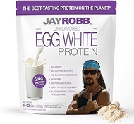 Jay Robb Egg White Protein Powder, Low Carb, Keto, Vegetarian, Gluten Free, Lactose Free, No Sugar A