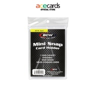 BCW Mini Snap Card Holder Card Sleeve Toploader