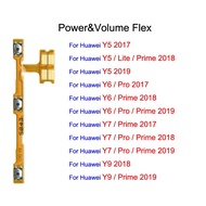 Power On Off Flex Volume Up Down Ribbon For Huawei Y5 Y6 Y7 Y9 Pro Prime 2017 2018 2019