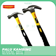 OWNER GOAT HAMMER FIBER HANDLE 8OZ [0.25LBS] & 16OZ [0.5LBS]