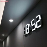 [ANSOUL] 3D Modern Digital  Wall Clock 24/12 Hour Display Timer Alarm Home USB
