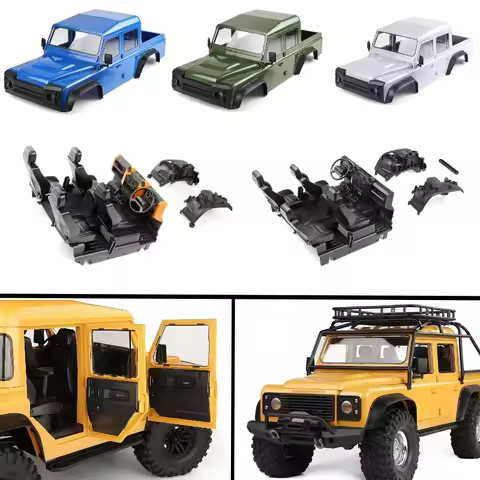 TRX4 hard shell body pickup truck body 4 door 324mm wheelbase for 1/10 RC Crawler Car TRX4 Wildernes