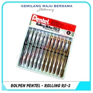 Pentel RS-3 Gold & Silver Ballpoint Pen (Price Per Piece)