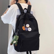 ins森系百搭书包男大容量初高中生小学生双肩包女潮流大学生背包Insen series versatile backpack for men, large capacity, initially hi