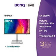 BenQ PD2730S | Mac-Ready 5K Designer Monitor | 27 inch IPS | USB-C Thunderbolt 4 | 98% P3 100% sGRB