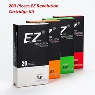 200 Pcs Mixed Lot EZ Revolution Cartridge Tattoo Needles RL RS M1 CM compatible with Cartridge Syste