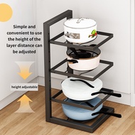 Pot Holder For Kitchen Pot Rack Adjustable Multifunction Pot Shelf Kitchen Racks Organizer