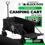 BLACKDOG Wagon Trolley 550L Wagon Cart Car Camping Outdoor Picnic Brake Folding Storage Khemah