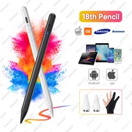 สำหรับ Apple Pencil iPad Pro ปากกาปากกาสัมผัสสำหรับแท็บเล็ต iPad Air 5 Samsung Xiaomi Lenovo Tablete ปากกา Stylus สำหรับโทรศัพท์มือถือ Android Black 01 One