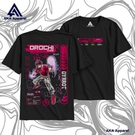 fashion aka 2025 Kaos Mlbb Dyrroth Kof T-shirt (microfiber T-shirt) Outdoor T-shirt ()