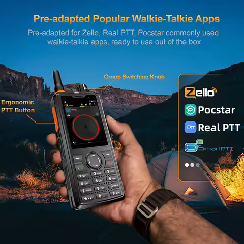 UNIWA F41 Rugged Phone 4G POC Walkie Talkie Zello 2.4" Touch Screen 1GB+8GB Waterproof Smartphone An