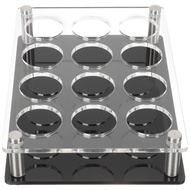 Acrylic Shot Glasses Holder Shot Glasses Holder Rack Whiskey Cup Serving Tray for Spirit Liquor